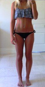 Teen girl in bikini